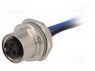 Гнездо; M12; PIN: 5; "мама"; код A-DeviceNet / CANopen; провода