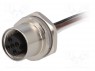 Гнездо; M12; PIN: 5; "мама"; код B-Profibus; на панель,гайка сзади