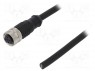 Вилка; M12; PIN: 5; "мама"; код B-Profibus; IP65/IP67; 60В; 4А; 1м