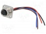 Гнездо; M12; PIN: 4; "мама"; код D-Ethernet; IP67; 250В; 4А; прямой