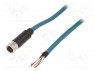 Вилка; M12; PIN: 8; "мама"; код X-ProfiNET; IP67; 48В; 500мА; прямой