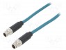 Вилка; M12; PIN: 8; "папа"; код X-ProfiNET; IP67; 48В; 500мА; прямой