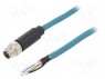 Вилка; M12; PIN: 8; "папа"; код X-ProfiNET; IP67; 48В; 500мА; прямой