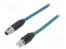 Кабель: датчиков / автоматики; PIN: 8; "папа"; код X-ProfiNET