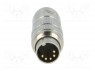 Разъем: M16; "папа"; на провод; IP68; вилка; пайка; 60В; PIN: 5; 5А