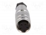 Разъем: M16; "мама"; на провод; IP65,IP67; вилка; пайка; 300В; PIN: 4