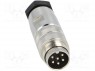 Разъем: M16; "папа"; на провод; IP65,IP67; вилка; пайка; 300В; PIN: 6