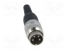 Разъем: M16; "папа"; на провод; IP40; вилка; пайка; 300В; PIN: 4; 5А