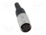 Разъем: M16; "мама"; на провод; IP40; вилка; пайка; 300В; PIN: 4; 5А