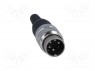 Разъем: M16; "папа"; на провод; IP40; вилка; пайка; 300В; PIN: 5; 5А