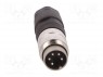 Разъем: M16; "папа"; на провод; IP40; вилка; пайка; 300В; PIN: 5; 5А