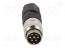 Разъем: M16; "папа"; на провод; IP40; вилка; пайка; 300В; PIN: 7; 5А