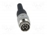 Разъем: M16; "папа"; на провод; IP40; вилка; пайка; 100В; PIN: 8; 5А
