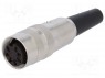 Разъем: M16; "мама"; на провод; IP40; вилка; пайка; 60В; PIN: 7; 5А