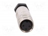 Разъем: M16; "мама"; на провод; IP67; вилка; пайка; 250В; PIN: 3; 7А