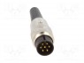 Разъем: M16; "папа"; на провод; IP40; вилка; пайка; 250В; PIN: 7; 5А