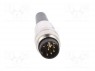 Разъем: M16; "папа"; на провод; IP40; вилка; пайка; 60В; PIN: 8; 5А