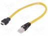 ������: patch cord; ����� RJ45,ix Industrial �����; ���: 6a; 0,3�