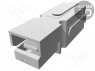 Вилка; провод-провод; AMP Power Series 75; "папа" / "мама"; 600В