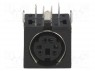 Гнездо; DIN mini; "мама"; PIN: 6; экранированный; THT