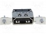 Разъем: HDMI; гнездо; с держателем; PIN: 19; позолота; прямой; SMT