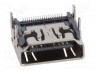 Разъем: HDMI; гнездо; PIN: 19; позолота; Покрытие корпуса: лужение
