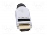 Разъем: HDMI; вилка; "папа"; позолота; прямой; пайка; на провод
