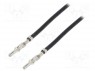 Контакт; "папа"; 18AWG; Standard .093"; луженые; 0,15м