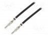 Контакт; "папа"; 18AWG; Standard .093"; луженые; 0,3м