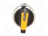Switch: rotary; 2-position; 22mm; amber; IP67; &Oslash;22mm; Positions: 2