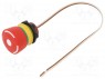 Switch: emergency stop; 2-position; NC; 5A/250VAC; 5A/24VDC; 22mm