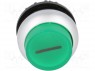 Switch: push-button; 1-position; 22mm; green; IP67; &Oslash;22.5mm