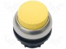 Switch: push-button; 2-position; 22mm; yellow; IP67; &Oslash;22.5mm