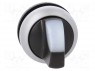 Switch: rotary; 1-position; 22mm; white; Illumin: M22-FLED,M22-LED