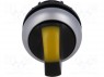 Switch: rotary; 1-position; 22mm; yellow; IP67; &Oslash;22.5mm; -25&divide;70&deg;C