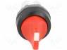 Switch: rotary; 2-position; 22mm; red; Illumin: none; IP66; &Oslash;22.5mm