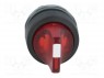 Switch: rotary; 2-position; 22mm; red; Illumin: MLB-1; IP66; &Oslash;22.5mm