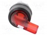Switch: rotary; 2-position; 22mm; red; Illumin: MLB-1; IP66; &Oslash;22.5mm