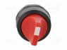 Switch: rotary; 1-position; 22mm; red; Illumin: none; IP66; &Oslash;22.5mm