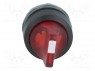 Switch: rotary; 1-position; 22mm; red; Illumin: MLB-1; IP66; &Oslash;22.5mm