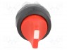 Switch: rotary; 2-position; 22mm; red; Illumin: none; IP66; &Oslash;22.5mm
