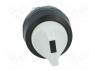 Switch: rotary; 2-position; 22mm; grey; Illumin: none; IP66; &Oslash;22.5mm