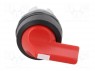 Switch: rotary; 3-position; 22mm; red; Illumin: none; IP66; &Oslash;22.5mm