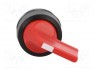 Switch: rotary; 2-position; 22mm; red; Illumin: none; IP66; &Oslash;22.5mm