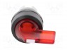 Switch: rotary; 2-position; 22mm; red; Illumin: MLB-1; IP66; &Oslash;22.5mm