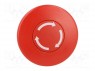 Switch: emergency stop; 2-position; 22mm; red; Illumin: none; IP66