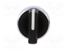 Switch: rotary; 2-position; 22mm; black; Illumin: none; IP66; &Oslash;22mm
