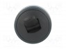 Switch: toggle; 1-position; 22mm; black; Illumin: none; IP66; &Oslash;22mm