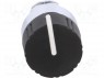 Switch: rotary; 1-position; 22mm; black; Illumin: none; IP66; &Oslash;22mm