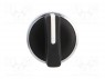 Switch: rotary; 2-position; 22mm; black; Illumin: none; IP66; &Oslash;22mm